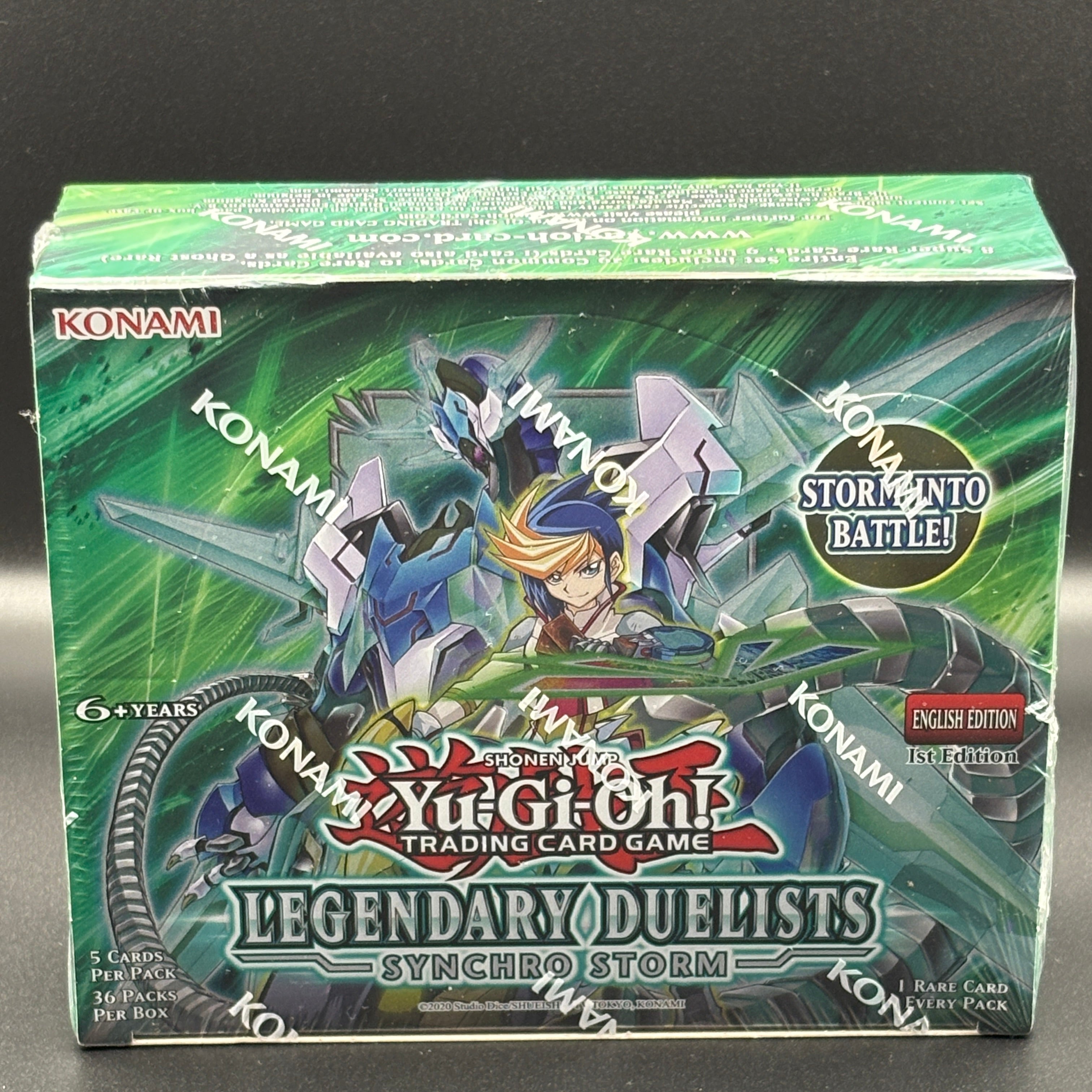 Yu-Gi-Oh! Legendary Duelists: Synchro Storm – Display (1st Edition, Englisch, OVP)